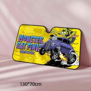 Imagem de Protetor Solar Para Carro Anime Rat Fink, Capa Para Para-brisa, Acessó