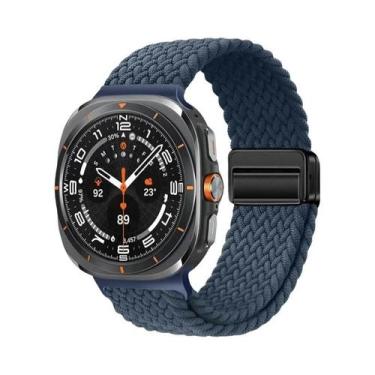 Imagem de Pulseira Magnética Trançada De Nylon De 44mm 40mm Para Samsung Galaxy 