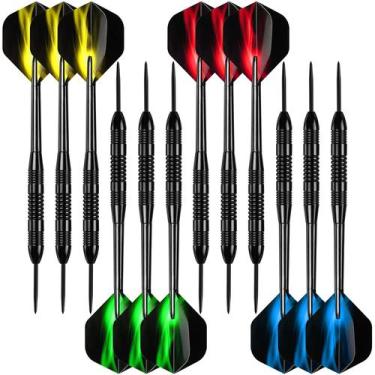 Imagem de Conjunto de dardos Accomor Steel Tip 24g, pacote com 12 unidades para 