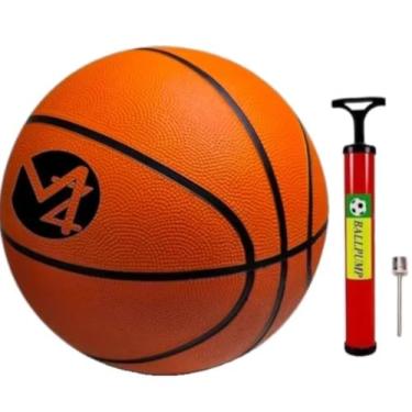 Imagem de KIT BOLA DE BASQUETE TAMANHO OFICIAL COM BOMBA DE AR