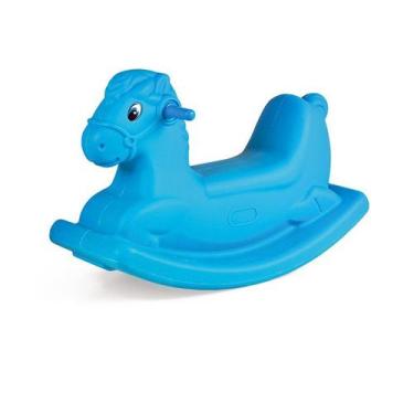 Imagem de Gangorra Infantil Huppa Huppa Cavalinho Balanço Azul Menino - Homeplay