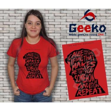 Imagem de Baby Look Arctic Monkeys - Indie - Alternativo - Rock - Geeko, Vermelh