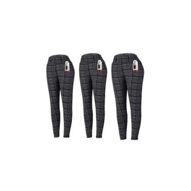 Imagem de Calças de inverno femininas de 3 peças com chiporro tipo caseiro - Lig