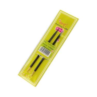 Imagem de Agulhas De Tricô Circulares E De Ponta Dupla Com Cabo De Sândalo De Ta