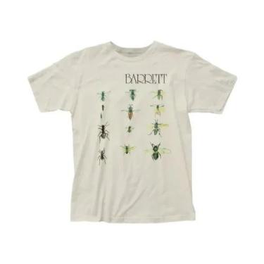 Imagem de Camiseta Masculina Branca Syd Barrett Octopus, Camiseta Clássica De Ba