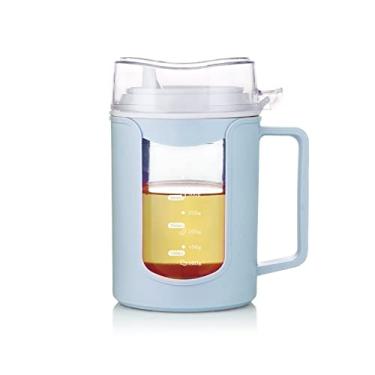 Imagem de Garrafas de óleo Dispensador de óleo comestível Dispensador de azeite de oliva Dispositivo de derramamento de óleo de vinagrete Garrafa de óleo de vidro lecythus (A)