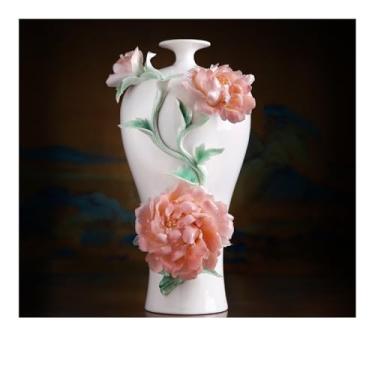 Imagem de Vaso de cerâmica para sala de estar, decoração de casa, ornamentos de flores, vasos de flores