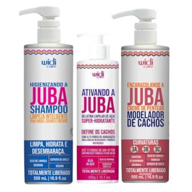 Imagem de Kit Widi Care Juba – Shampoo + Gelatina Capilar + Creme de Pentear Encaracolando