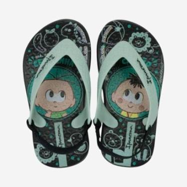Imagem de Chinelo De Elástico Ipanema Turma Da Mônica Baby Preto-Masculino