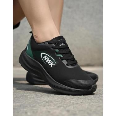 Imagem de Tênis Corrida Feminino Leve Macio Confort Caminhada Academia Treino - 