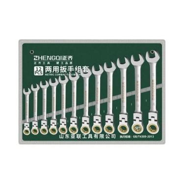 Imagem de Conjunto De Chaves Combinadas De Catraca Ativa De Dupla Utilização Par