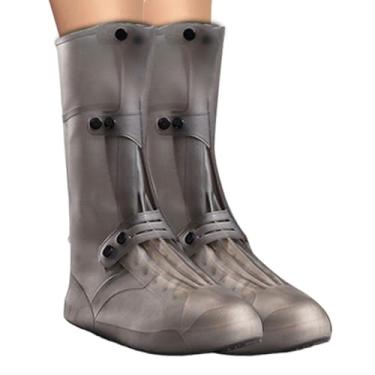 Imagem de Capas de sapato à prova d'água - de silicone impermeável antiderrapante - Capas femininas para sapatos de chuva | para jardim ao ar livre, inverno, acampamento, , pátio, parque, jardim