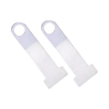 Imagem de Cadeados De Aço Antifurto Para Capacetes De Moto E Bicicleta, 2 Peças,