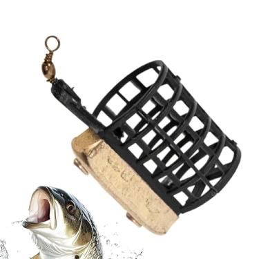 Imagem de Gaiola de isca - Alimentador pesado pesado, alimentador de , para reservatório, caminhadas, acampamento, viagem, passeios de , caranguejo ao ar livre, camarão