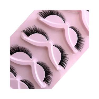 Imagem de Cílios Postiços Olho De Gato Efeito Natural HBZGTLAD, Leves E Volumoso