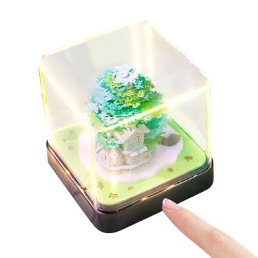 Imagem de Calendário 3D 2026, bloco de notas esculpido, bloco de notas, decoração de bloco de notas 3D removível para local de trabalho, sala de estar, escritório, dormitório, mesa, estante de livros, quarto