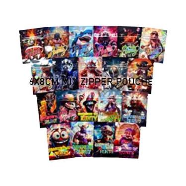 Imagem de Sacos Plásticos Pequenos Reutilizáveis 50 Unidades, Bolsas Mylar Imper