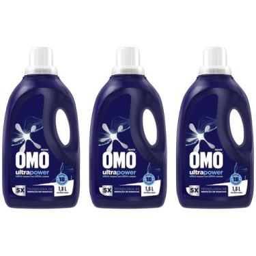 Imagem de Sabão Líquido Omo Ultra Power Original 1,8L - 3 Unidades