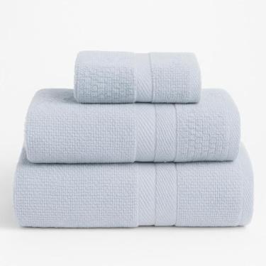 Imagem de Jogo De Toalhas 3 Peças 2 Banho Gigante E 1 Rosto Buddemeyer, Cinza - 