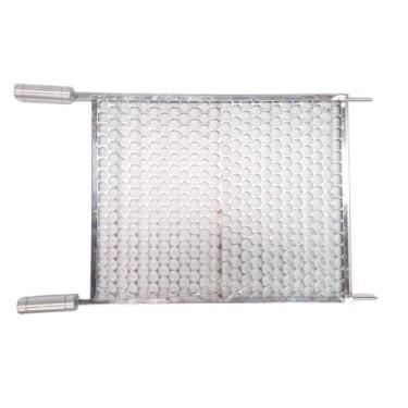 Imagem de Grelha Moeda Inox para Suporte Suspenso Churrasco Grelhas - INOX LAURI