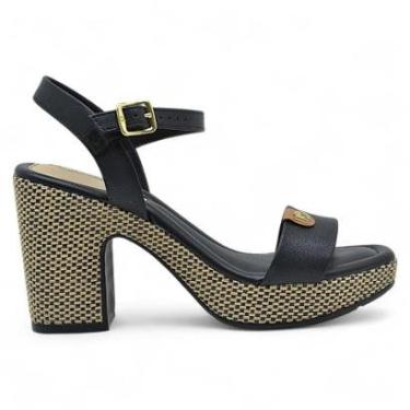 Imagem de Sandalia Modare Ultra Conforto Feminina Salto Alto Macio-Feminino