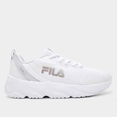 Imagem de Tênis Fila Emotion Feminino, Branco, Cinza, 39
