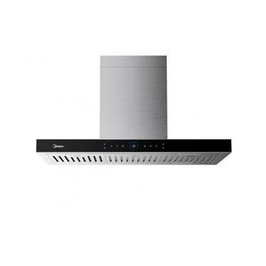 Imagem de Coifa Ilha Midea 90cm Smart Pro Touch Prata e Preto - MH90M83
