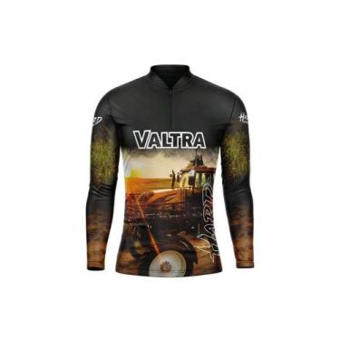 Imagem de Camisa Camiseta agro trator Hard Fisher manga longa UV50+ Tamanho:MCor