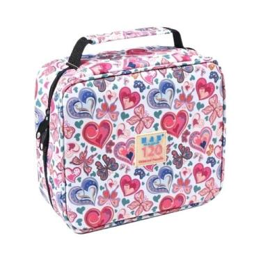 Imagem de Estojo De Lápis Coloridos De Grande Capacidade Com 50, 72, 120 Compart