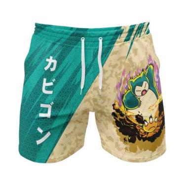 Imagem de Camiseta Masculina De Compressão De Manga Curta Com Estampa De Pokémon