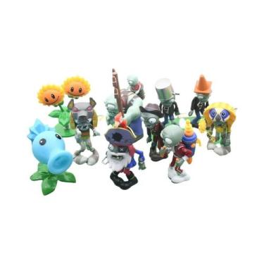Imagem de Brinquedo Gigante Modelo Zombie Ice Pea Com Jetpack - Conjunto Plants 