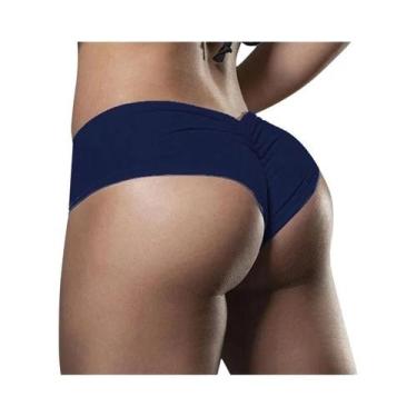 Imagem de Shorts Esportivos Femininos De Cintura Alta Em Spandex, Mini Skinny El