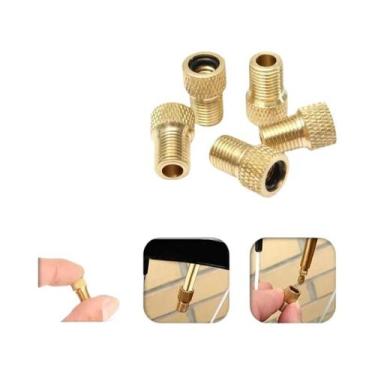 Imagem de Adaptador De Válvula Presta Para Schrader (5 Peças) - Conversor De Pne