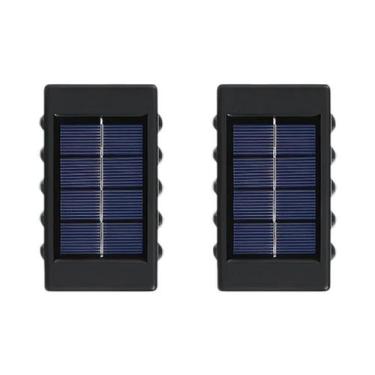 Imagem de Lâmpada de Parede Solar com 10 LEDs - À Prova D'Água para Área Externa