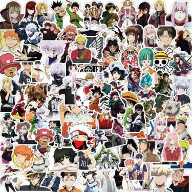 Imagem de Coleção de adesivos 100 unidades/lote de personagens de desenhos anima