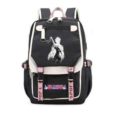 Imagem de Mochila Bleachs Kids School Mochila Oxford impressa em 3D 31x19x46cm -