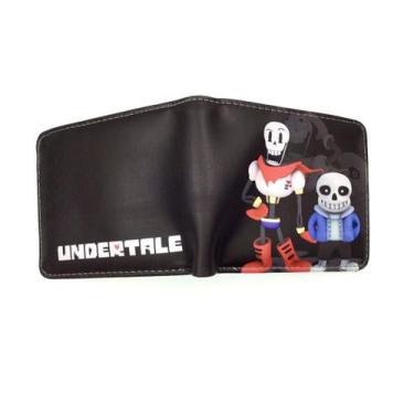 Imagem de Carteira, bolsa de moedas, couro, duas dobras, sem papiro, anime - Yiw
