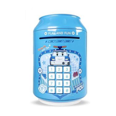 Imagem de Cofrinho transformado em forma de carro de polícia para crianças em re