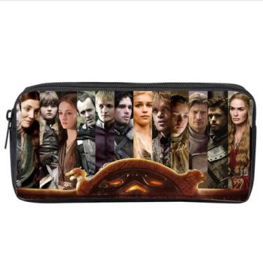 Imagem de Bolsa de lápis Games of Thrones Daenerys Targaryens Oxford 22x11x5cm -