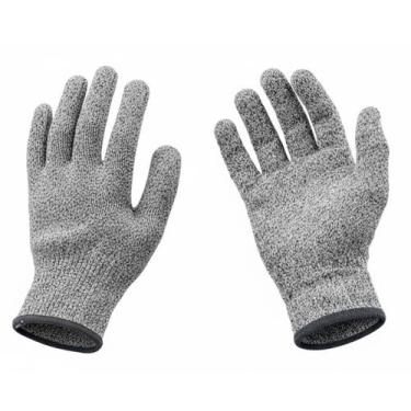 Imagem de 2 Luva Proteção Anti Corte Faca Profissional Resistencia - New, Cinza