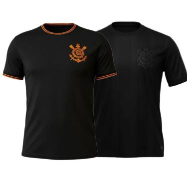 Imagem de Kit 2 Camisas Corinthians Símbolo Casual Estampada - Masculino-Masculino