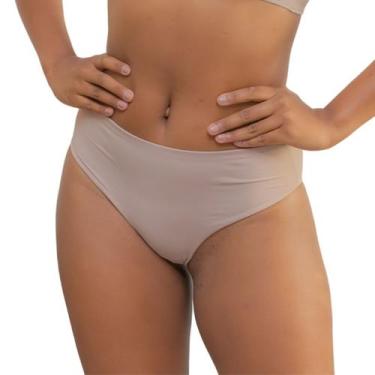 Imagem de Calcinha Premium Cintura Alta Cós Alto Larga Confortavel Pos Parto - P
