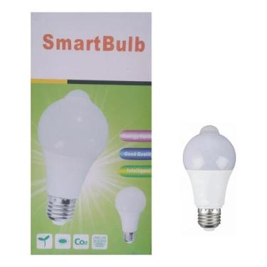 Imagem de Lâmpada Com Sensor 12w De Presença Branco Frio Bivolt 110/220v Qualida