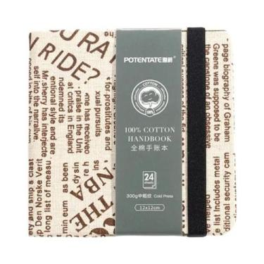 Imagem de Caderno De Desenho E Esboço POTENTATE: Papel Para Aquarela 100% Algodã