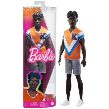 Imagem de Barbie Fashionistas Ken com cabelo Preto Trançado e Roupa Atlética Completa