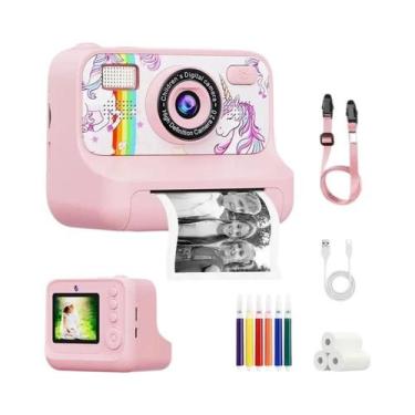 Imagem de Câmera Digital Infantil Com Lente Dupla 4000W 24 Polegadas 16X Zoom Im