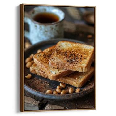 Imagem de Quadro Café da Manhã com Torradas Douradas - Mioquadros, 160x100 cm, T