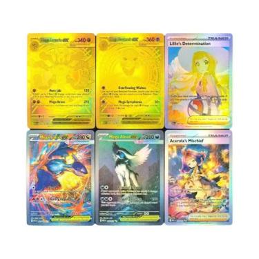 Imagem de Cartas De Jogo Clássicas De Anime Dragonite Charizard Lucario Gardevoi