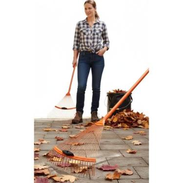 Imagem de Vassoura Rastelo Jardim 22 Dentes Aço Ajustável - Congratulations Stor