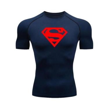 Imagem de Camiseta De Compressão Spider Para Homens, T-Shirt De Fitness Para Aca